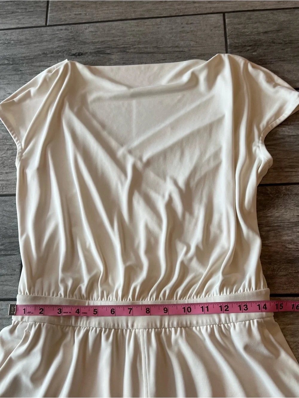 Lululemon Drapey Softstreme Romper Light Ivory Size Medium